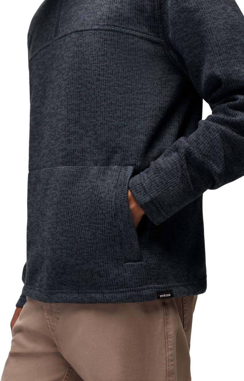 Two Harbors 1/4 Zip - Mens - nautical heather 1