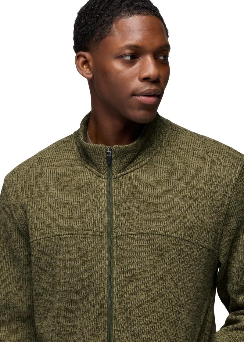 Two Harbors Full Zip - Mens - cargo green heather 1