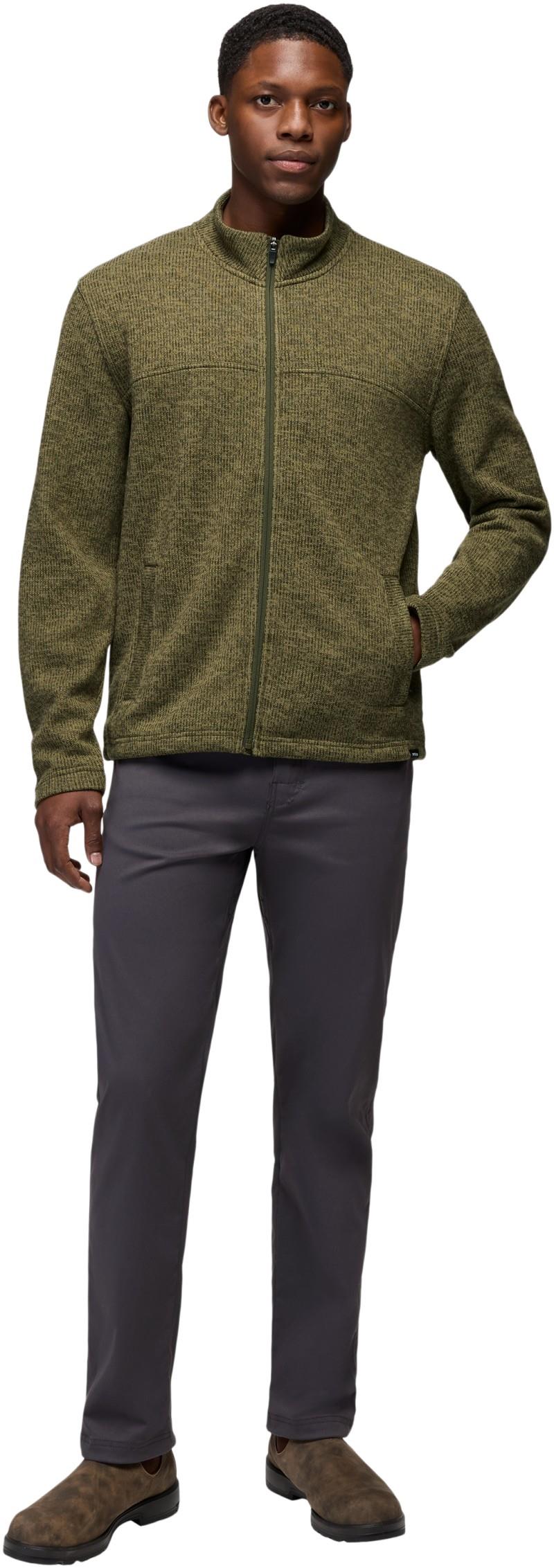 Two Harbors Full Zip - Mens - cargo green heather 1
