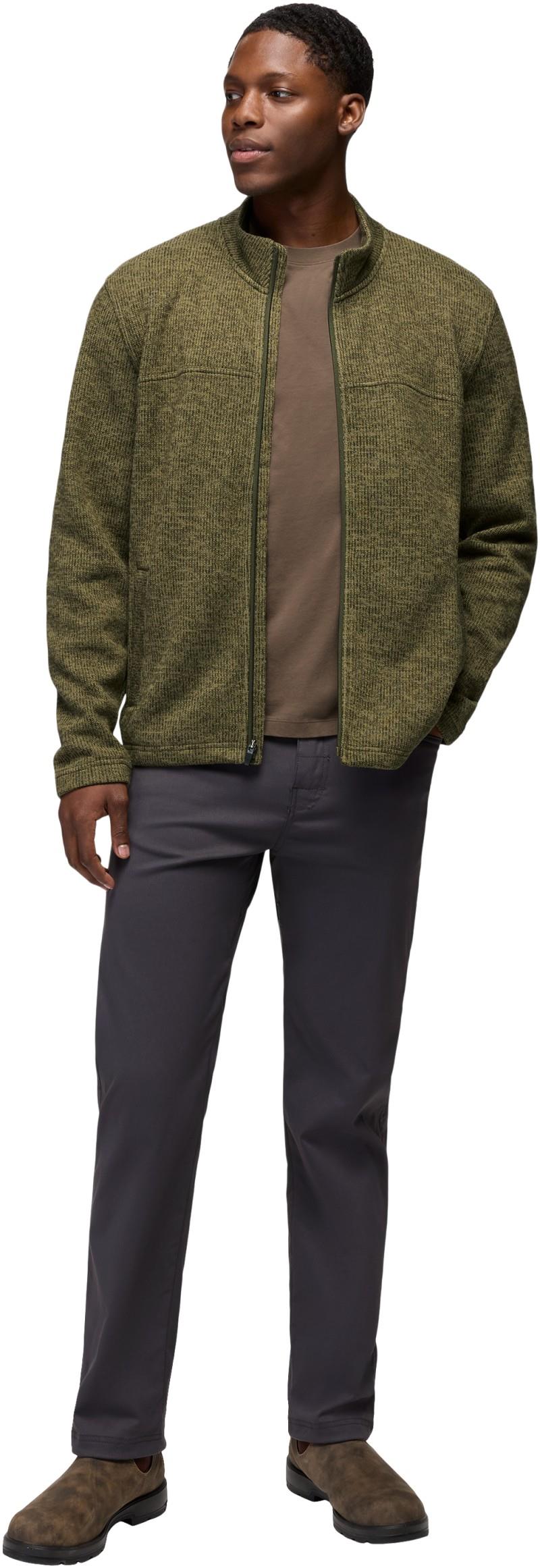 Two Harbors Full Zip - Mens - cargo green heather 1