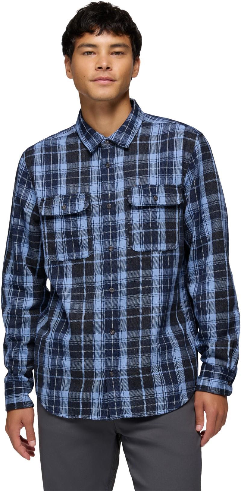 Westbrook Flannel Shirt - Slim - Mens - blue vibes 1