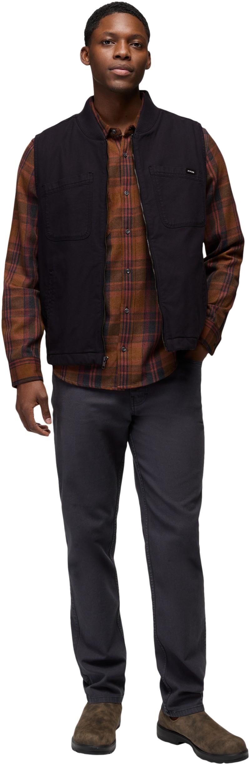 Westbrook Flannel Shirt - Slim - Mens - cacao 1