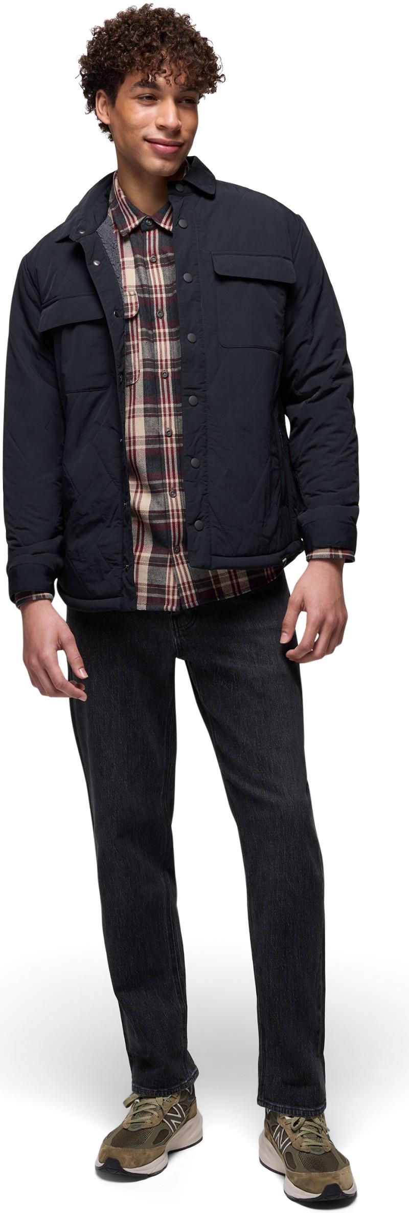 Westbrook Flannel Shirt - Slim - Mens - deep vino 1