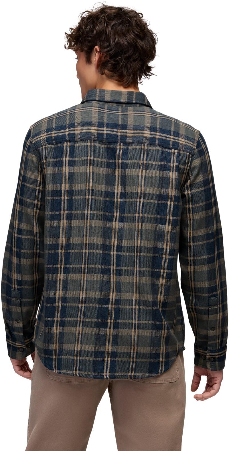 Westbrook Flannel Shirt - Slim - Mens - grey blue 1