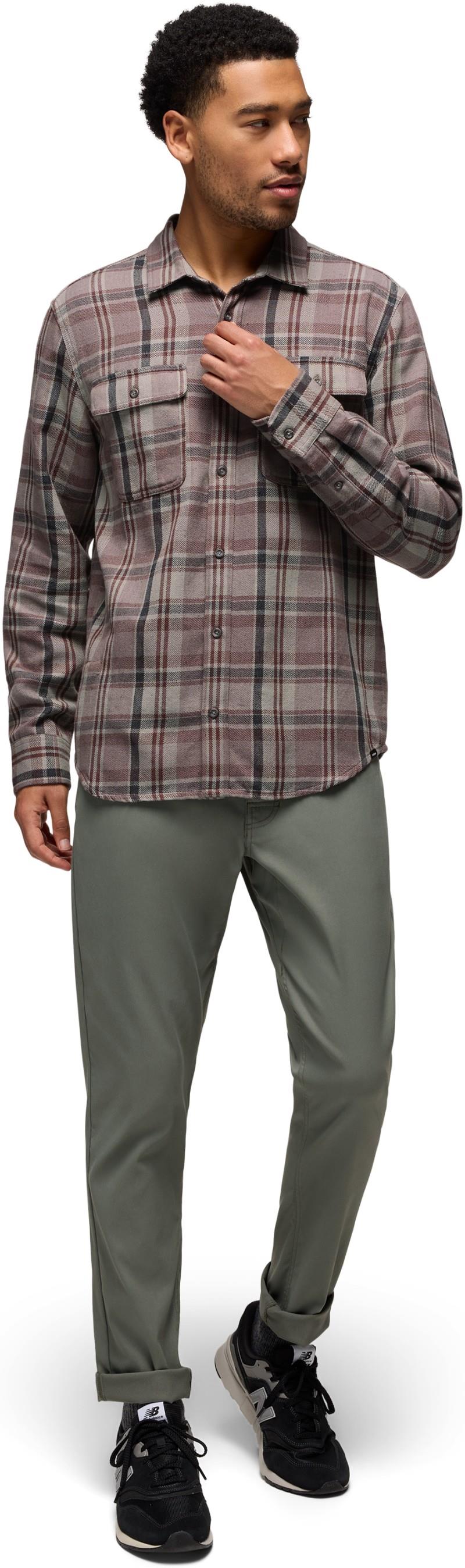 Westbrook Flannel Shirt - Slim - Mens - quarry 1
