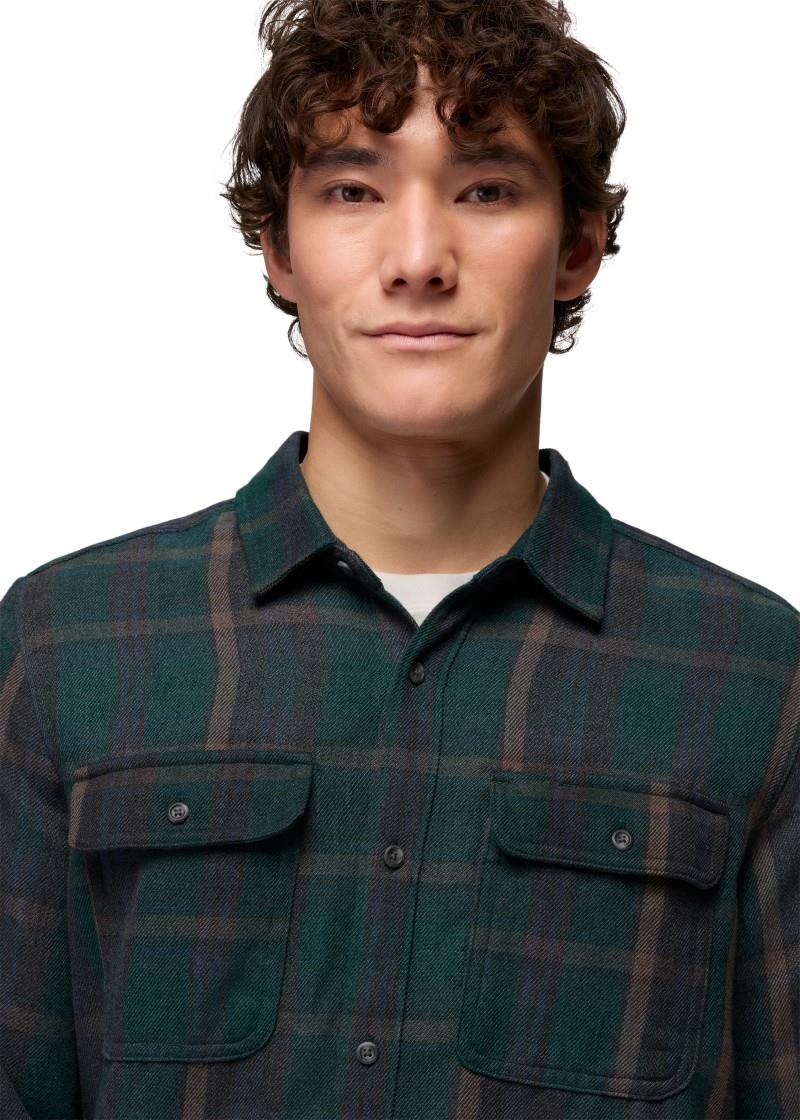 Westbrook Flannel Shirt - Slim - Mens - root green 1