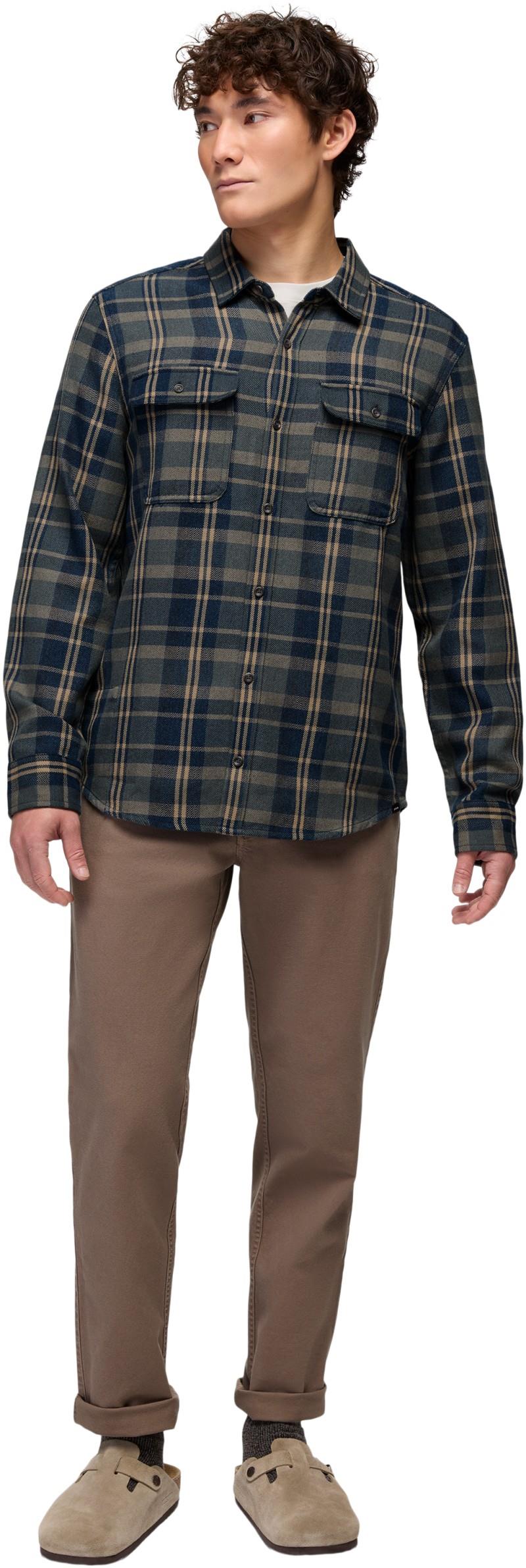 Westbrook Flannel Shirt - Standard - Mens - grey blue 1