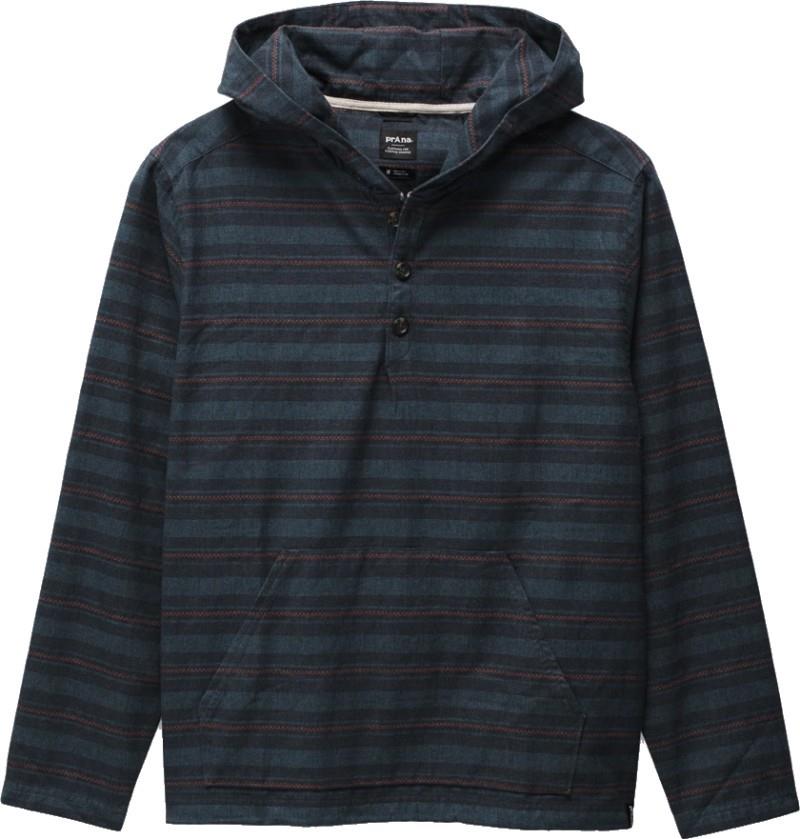 Westbrook Hooded Flannel - Mens - stormy night 1