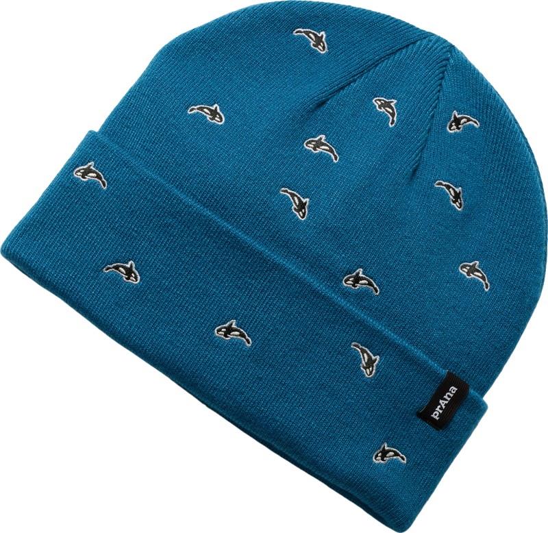 Wild Now Beanie - blue coral orcas 1
