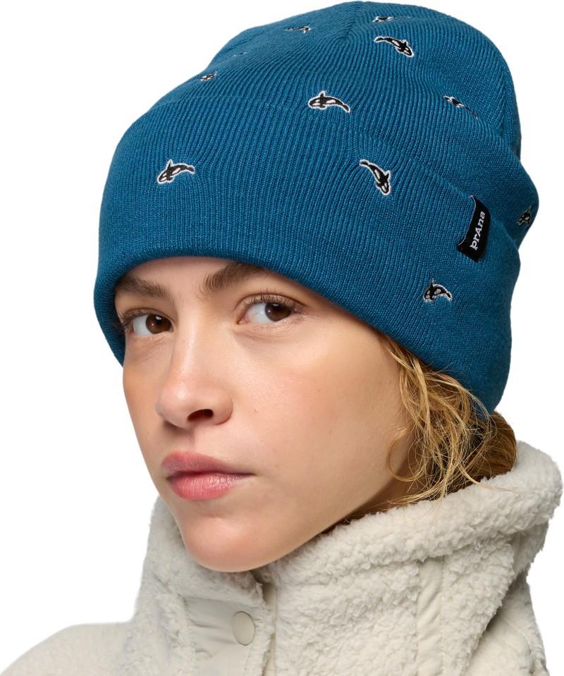 Wild Now Beanie - blue coral orcas 1