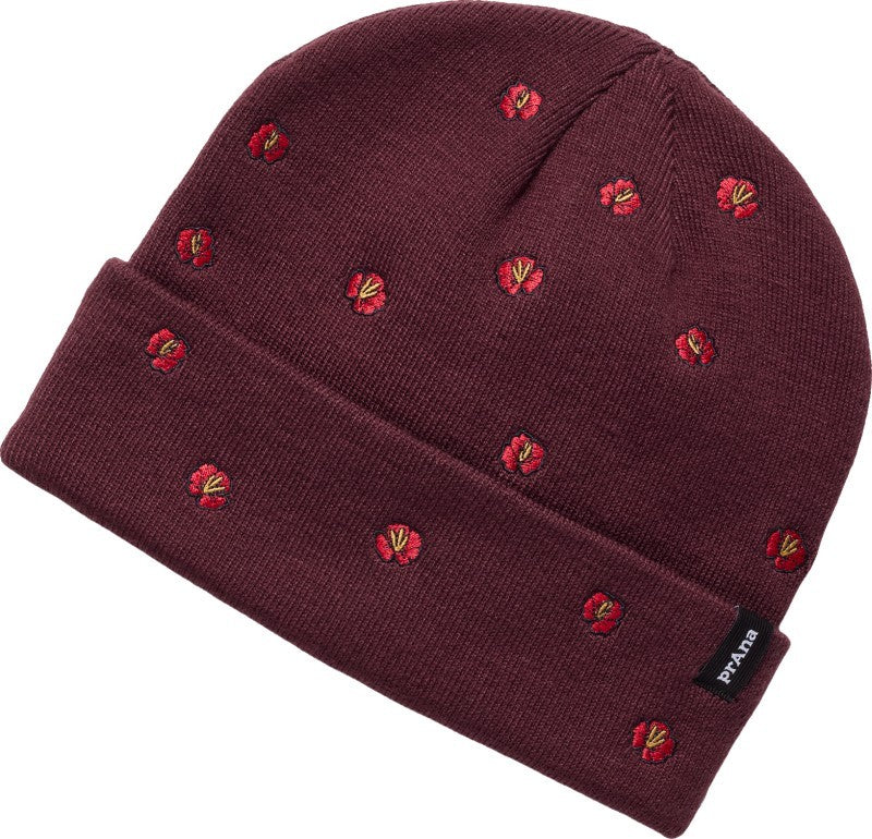 Wild Now Beanie - vino poppy 1
