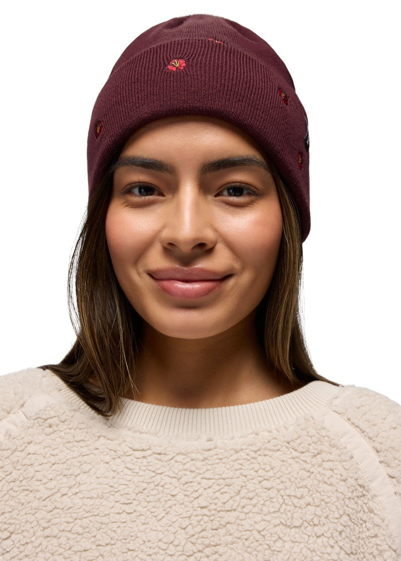 Wild Now Beanie - vino poppy 1