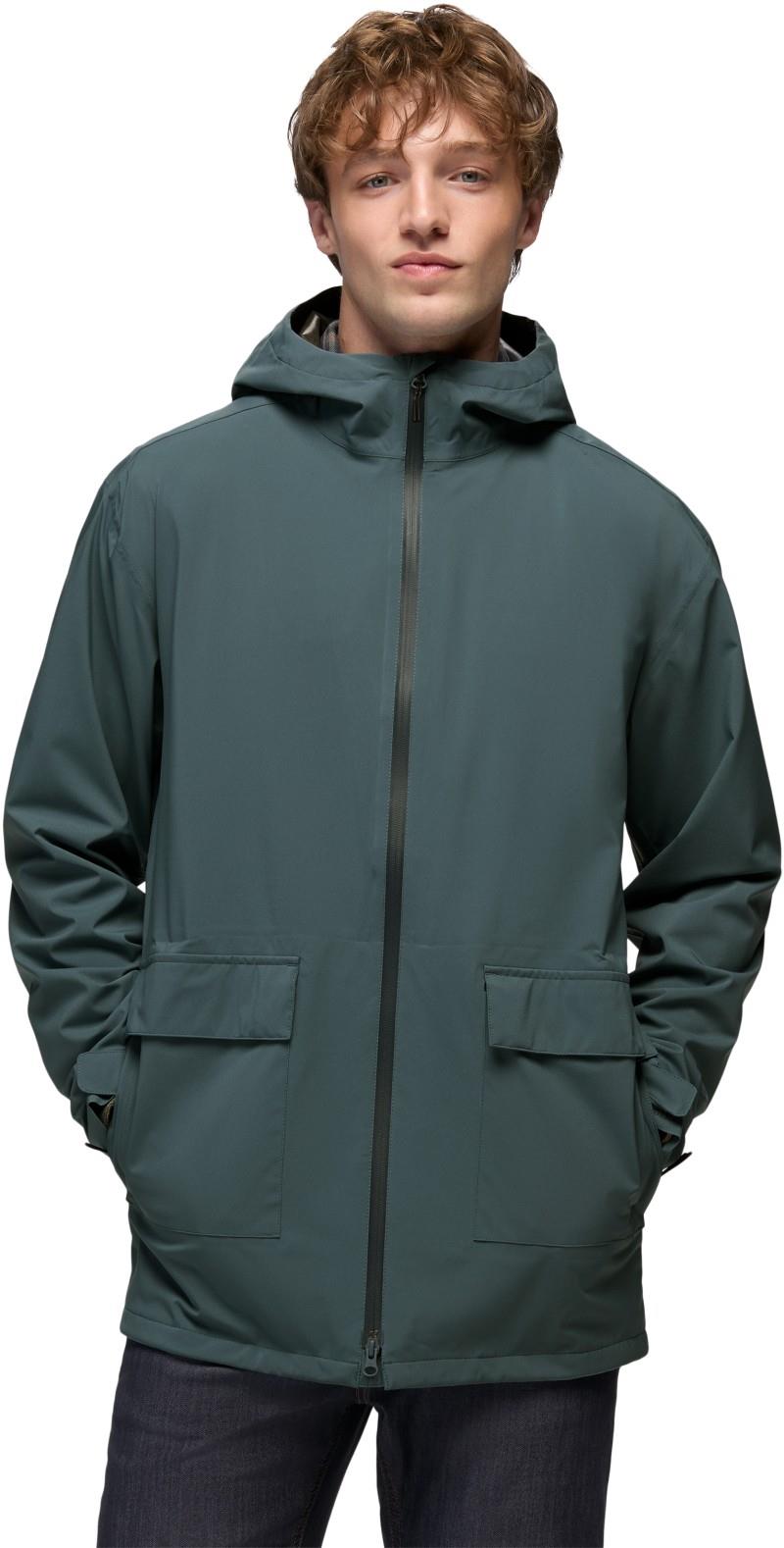 Wildtide Rain Parka - Mens - grey blue 1