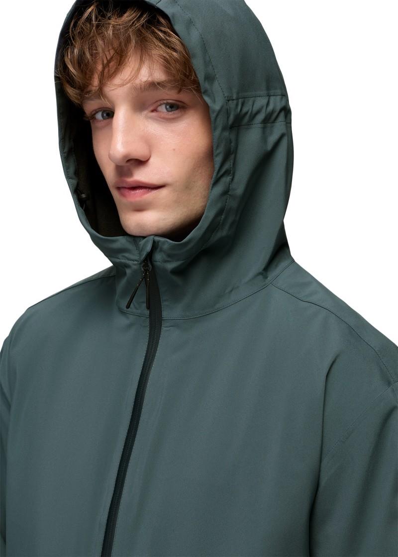 Wildtide Rain Parka - Mens - grey blue 1