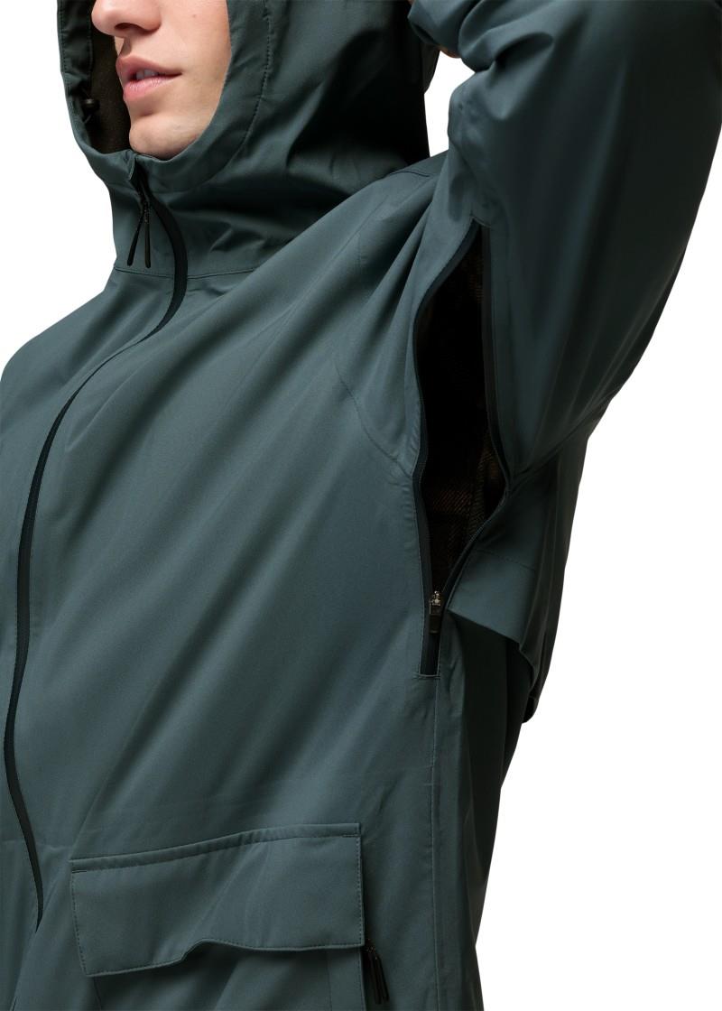 Wildtide Rain Parka - Mens - grey blue 1