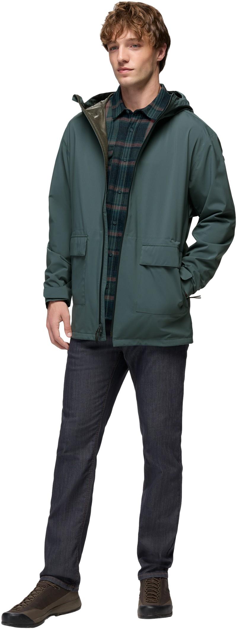 Wildtide Rain Parka - Mens - grey blue 1