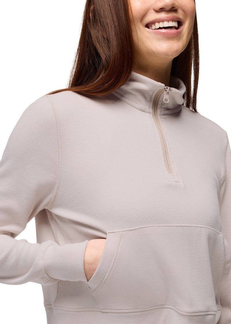 Willow West Half Zip - Womens - almond 1