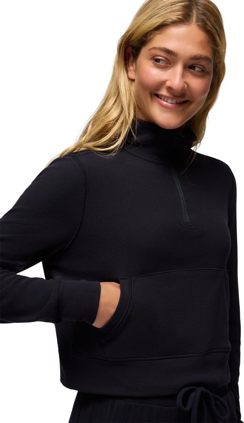 Willow West Half Zip - Womens - black 1
