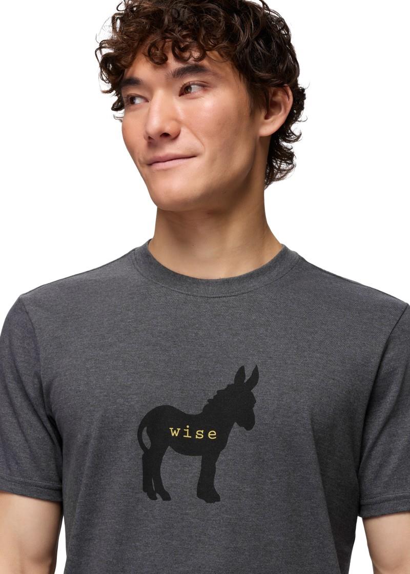 Wise Ass Journeyman SS Tee - Mens - shadow heather 1