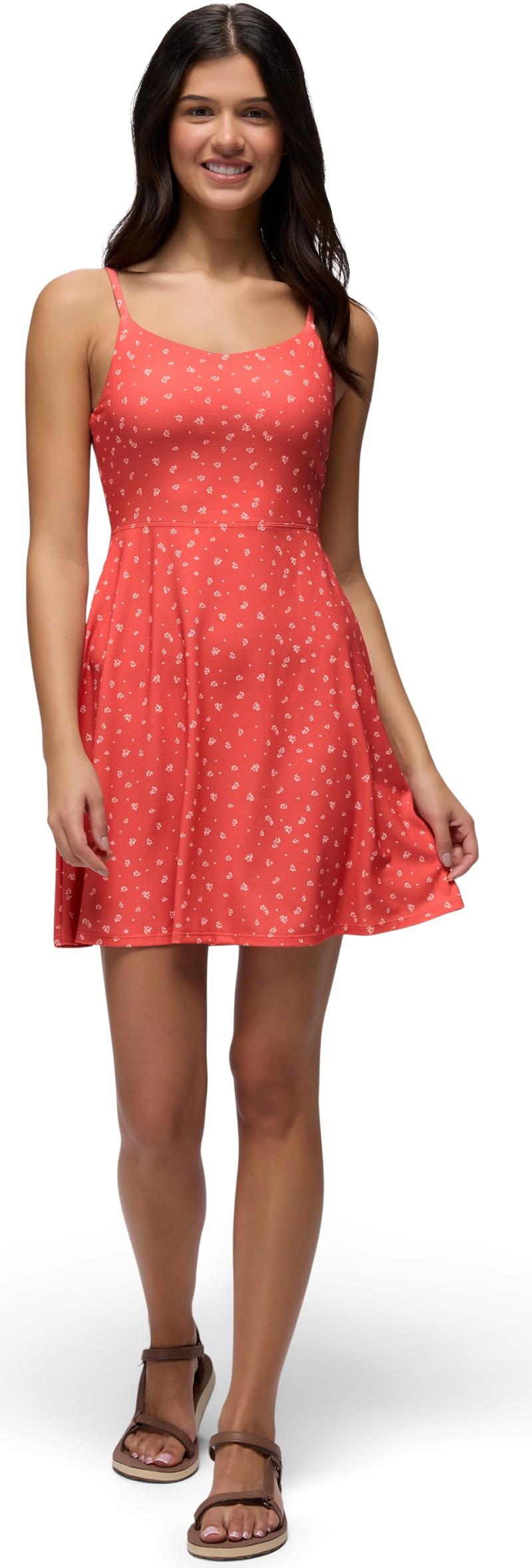Wistful Winds Tank Dress - lychee spring fling 1
