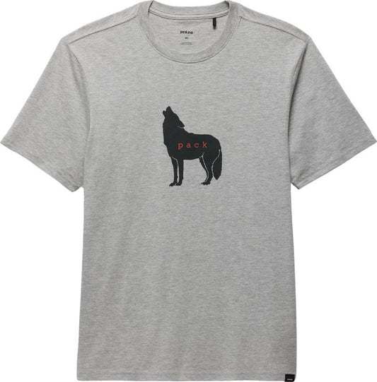 Wolf Pack Journeyman SS Tee - Mens - heather grey 1