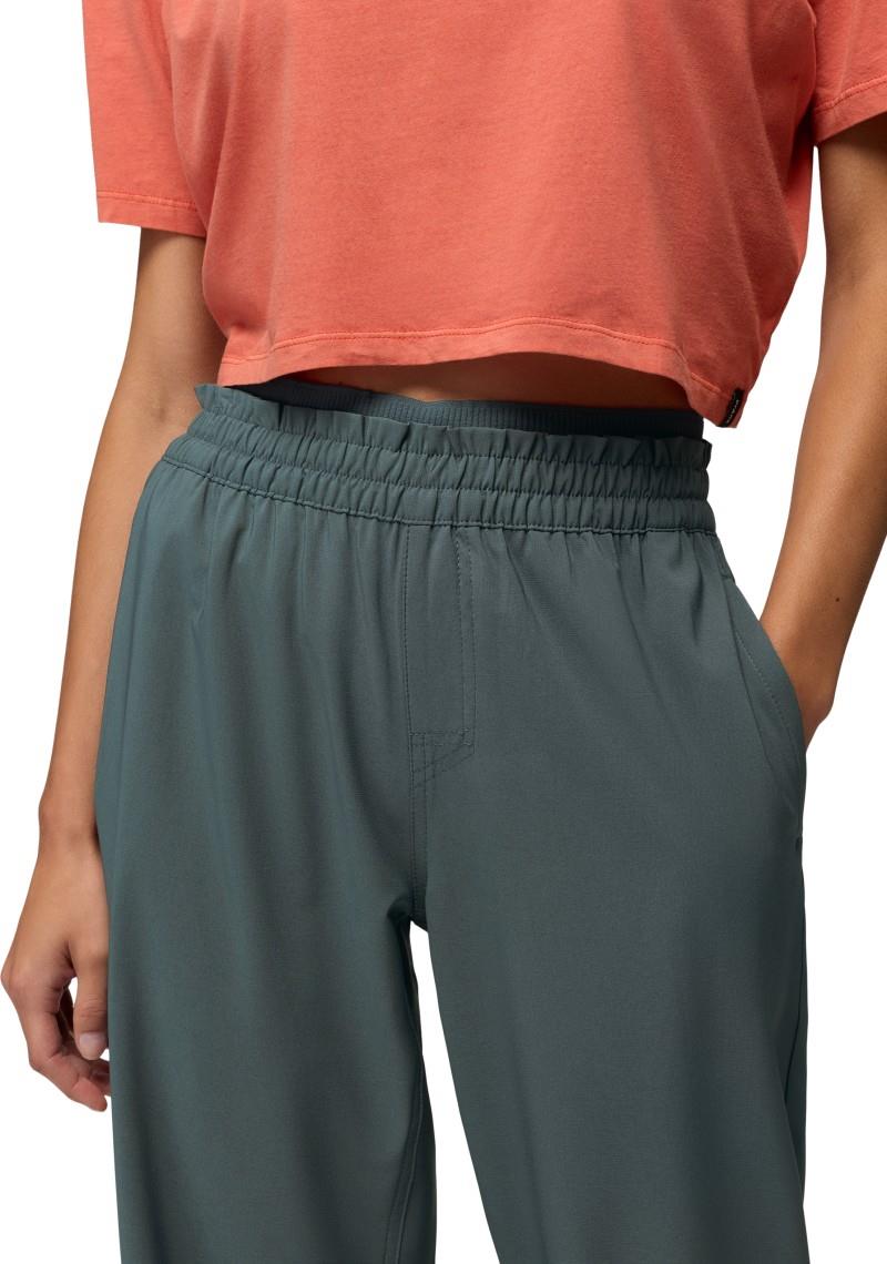 Wonderland Rocks Wide Leg Pants, Short - Womens - grey blue 1