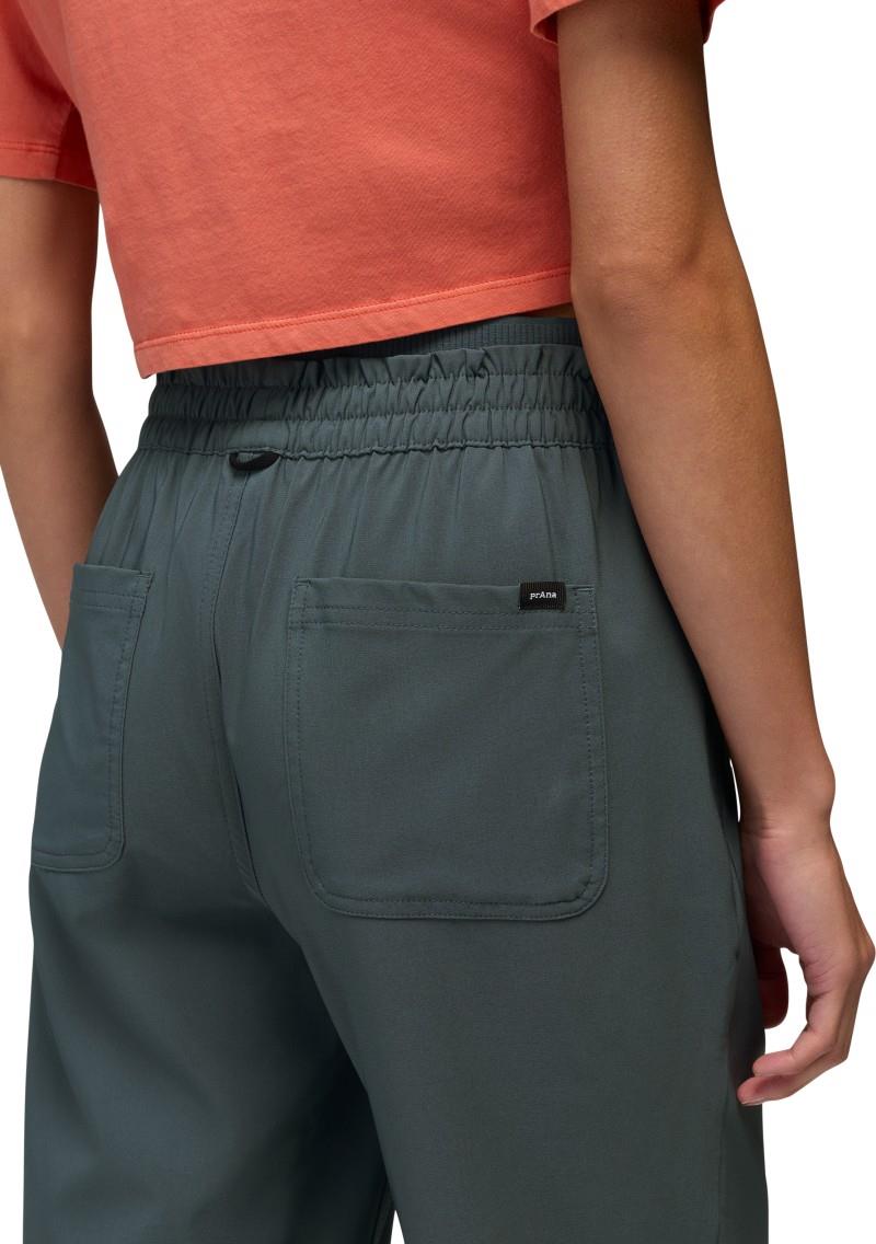 Wonderland Rocks Wide Leg Pants, Short - Womens - grey blue 1