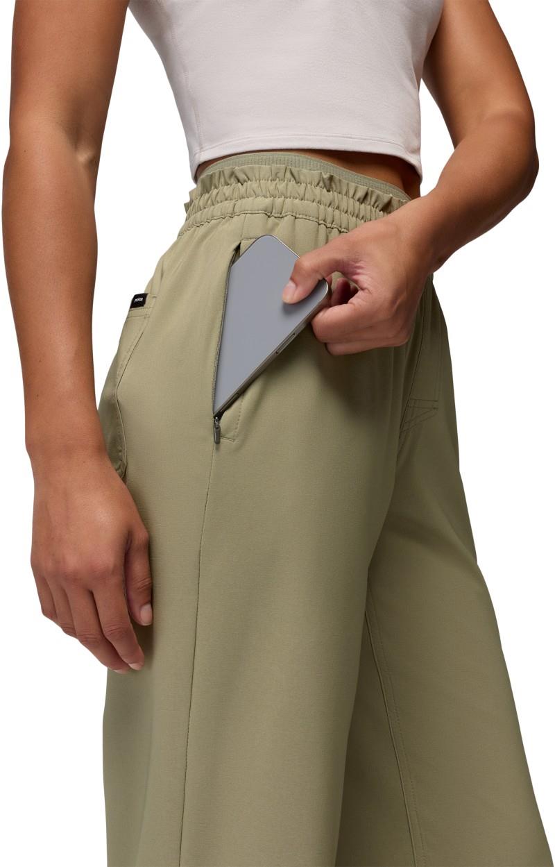 Wonderland Rocks Wide Leg Pants, Short - Womens - sage 1