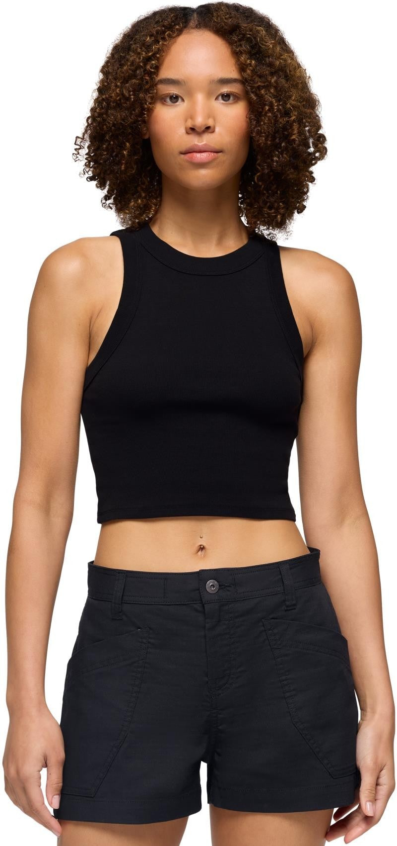 prAna Baby Rib Tank - Womens - black 1