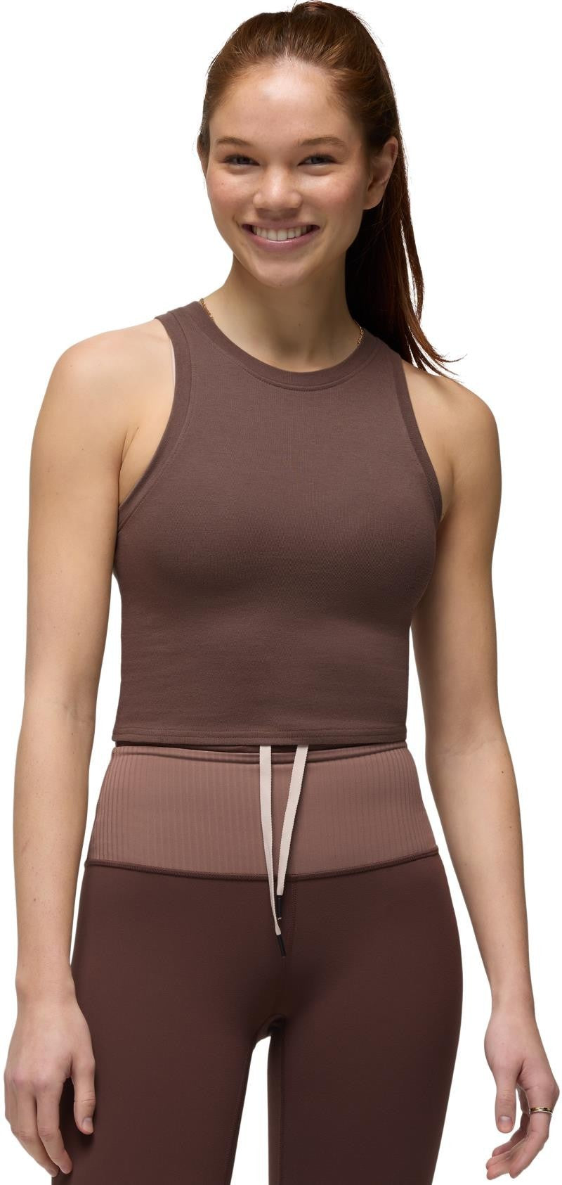 prAna Baby Rib Tank - Womens - carob 1