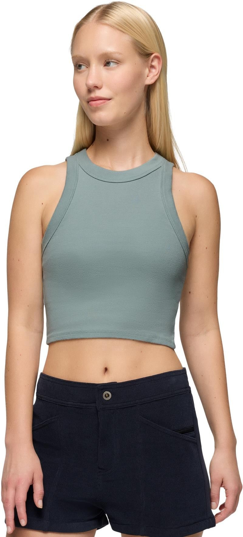 prAna Baby Rib Tank - Womens - saltwater 1