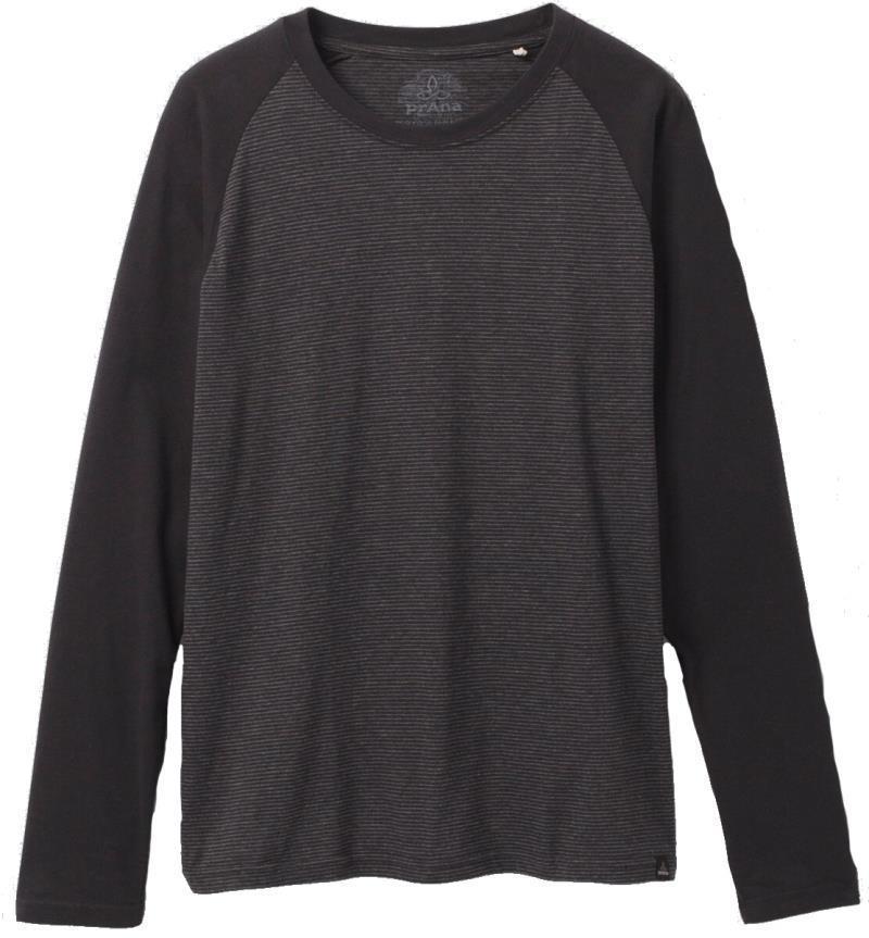 prAna Baseball Raglan - Mens - Black Stripe 1