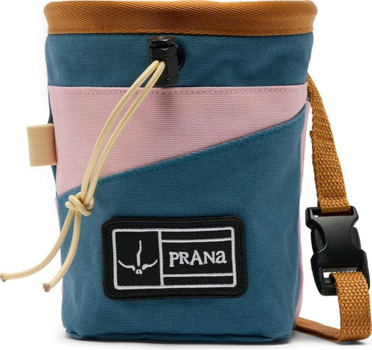 prAna Canvas Chalk Bag - grey blue colorblock 1