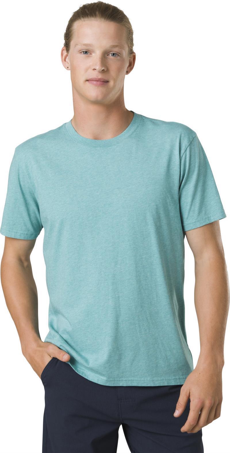 prAna Crew T-Shirt - Mens - Aqua Heather 2