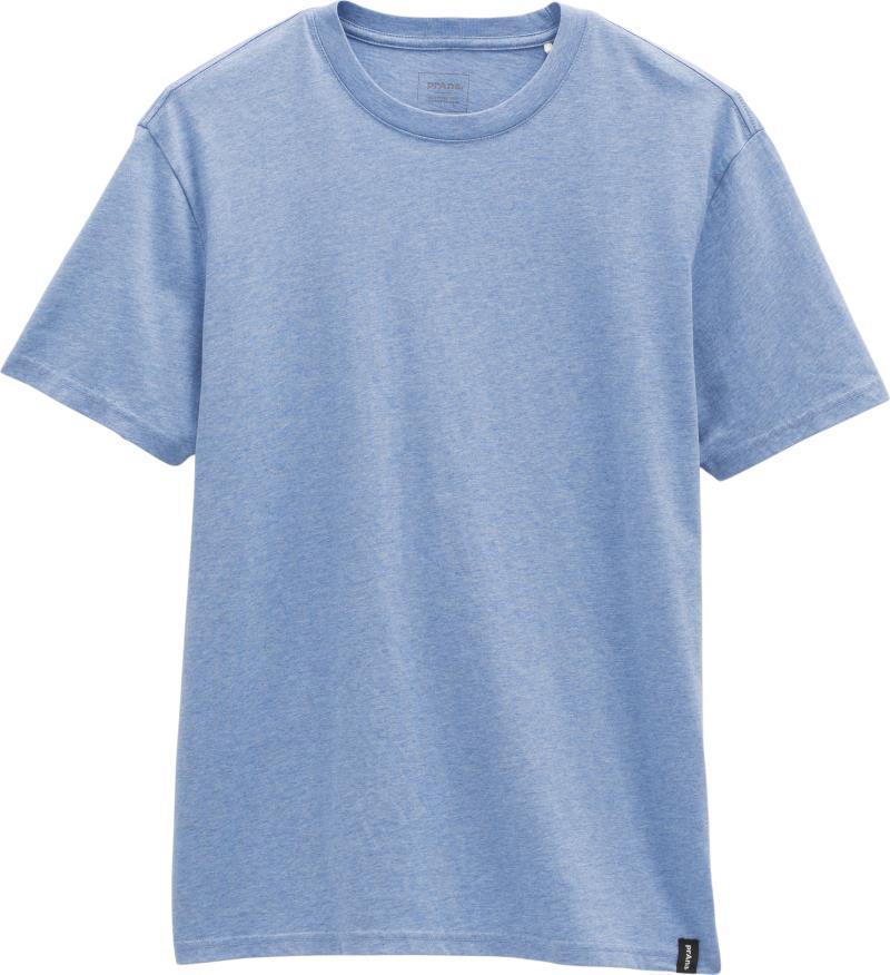 prAna Crew T-Shirt - Mens - Big Sky Blue Heather 1