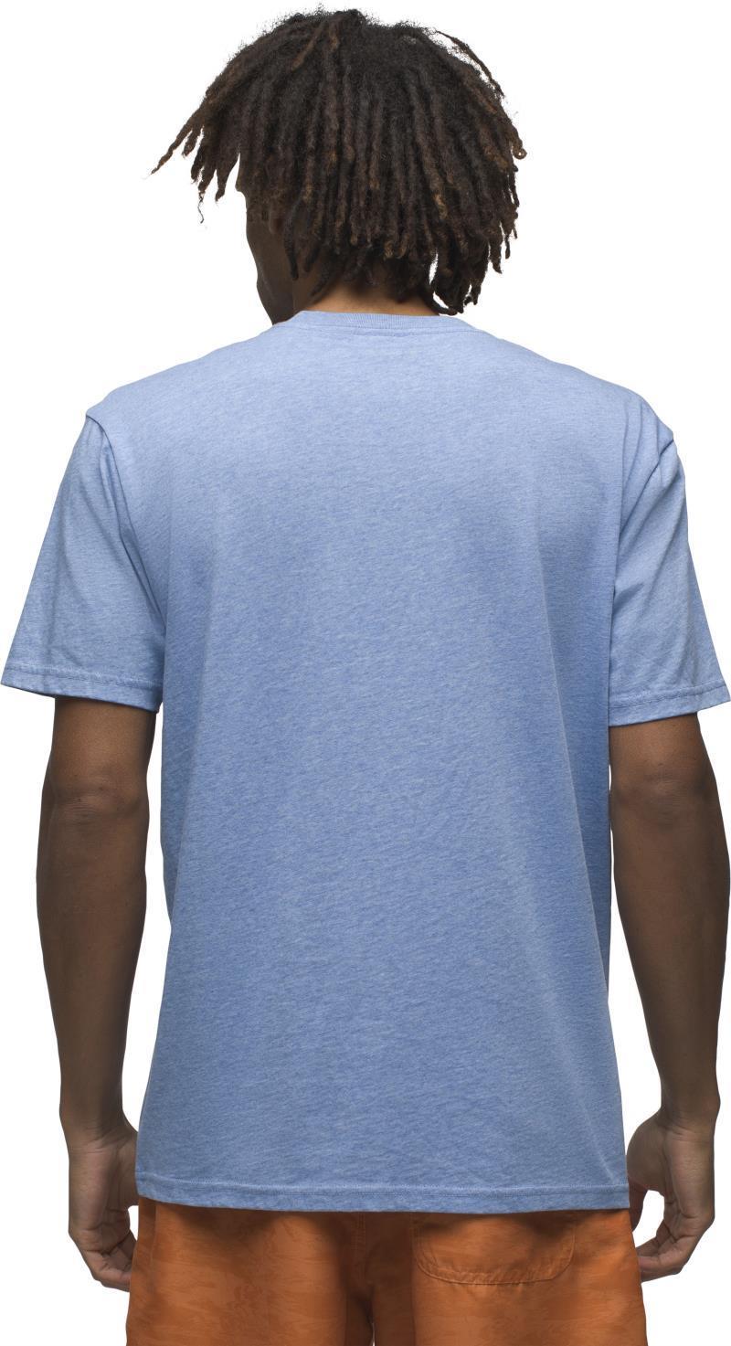 prAna Crew T-Shirt - Mens - Big Sky Blue Heather 3