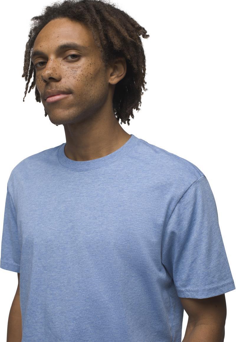 prAna Crew T-Shirt - Mens - Big Sky Blue Heather 4
