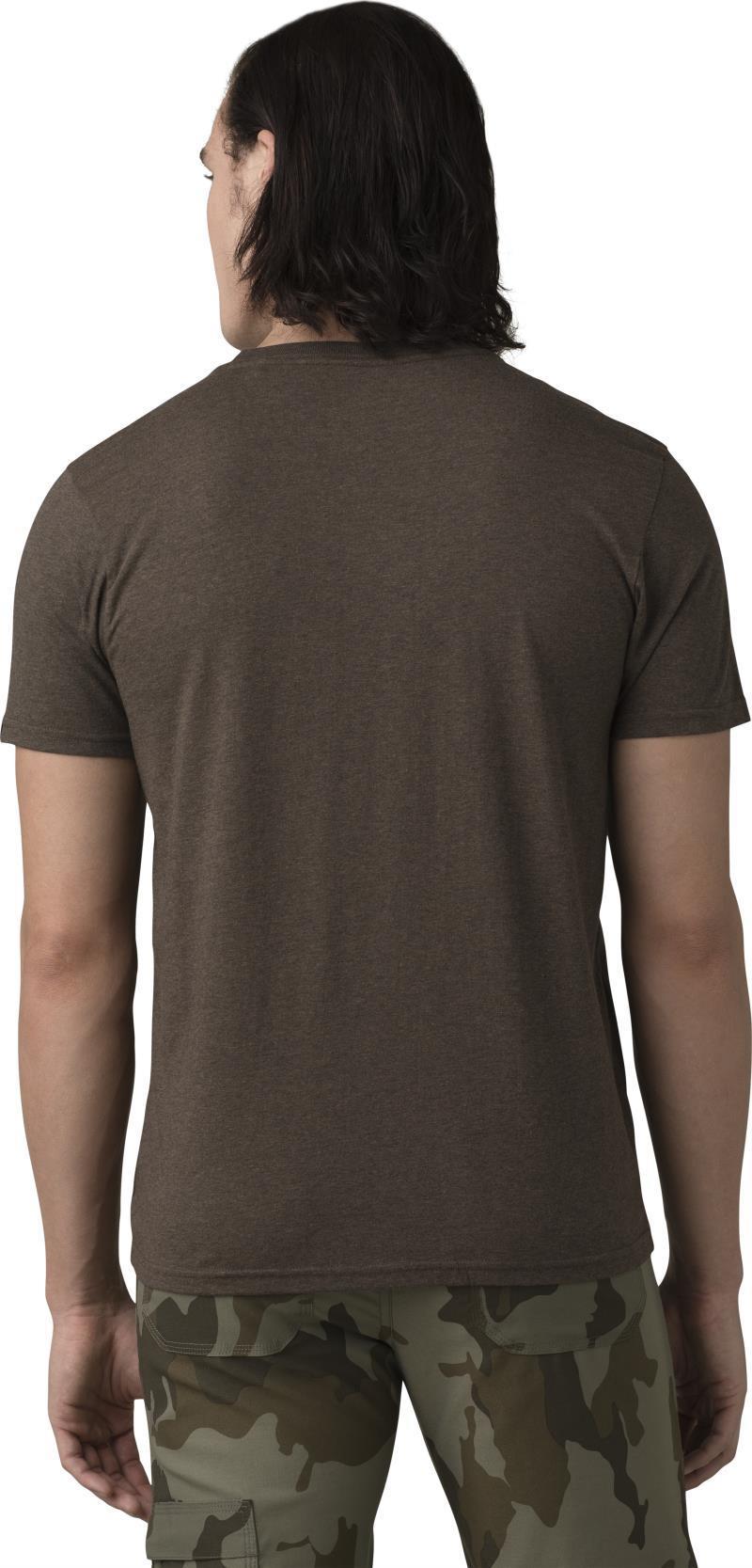 prAna Crew T-Shirt - Mens - Black Olive Heather 3