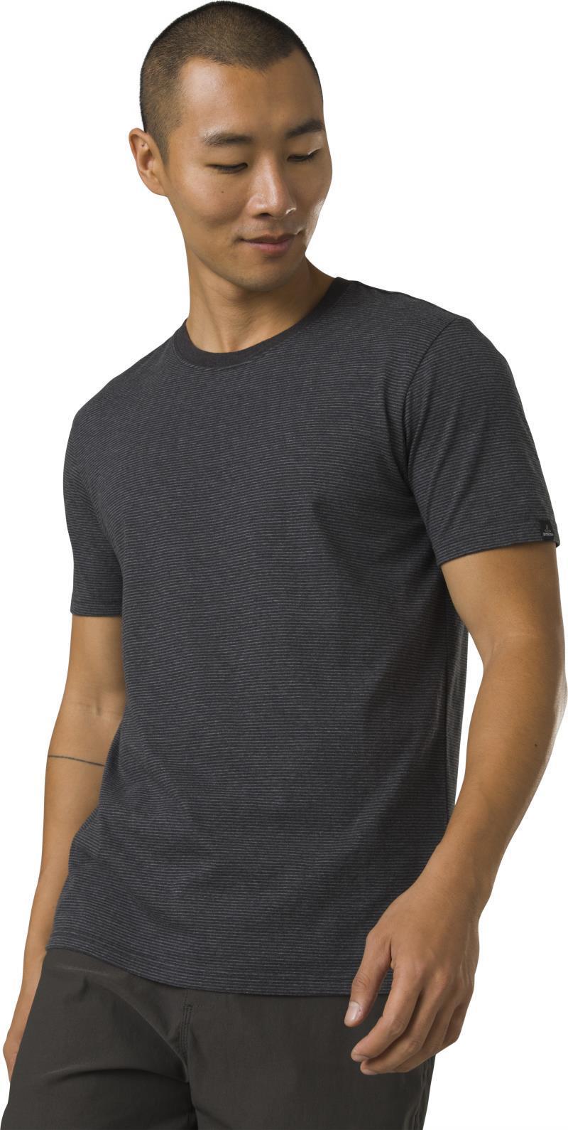 prAna Crew T-Shirt - Mens - Black Stripe 5