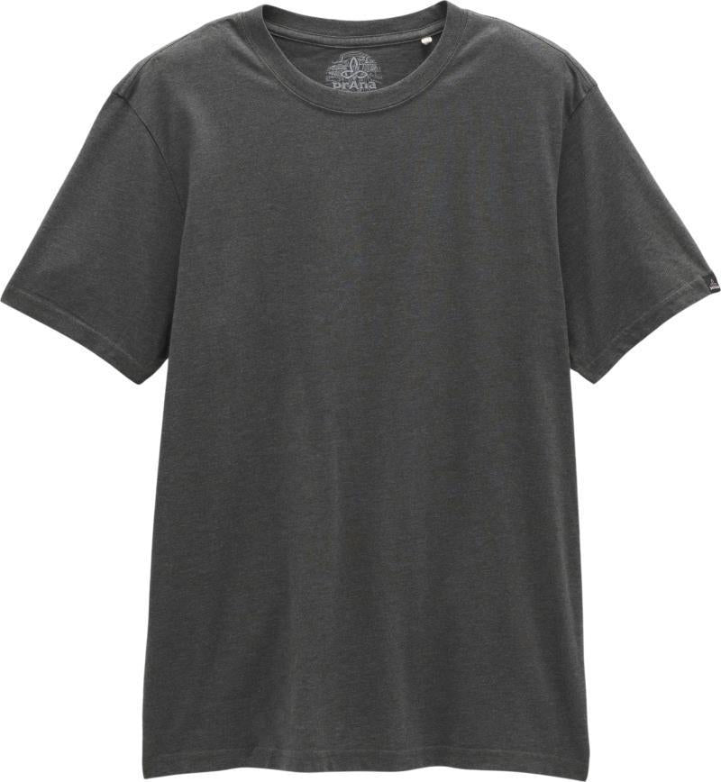 prAna Crew T-Shirt - Mens - Charcoal Heather 1