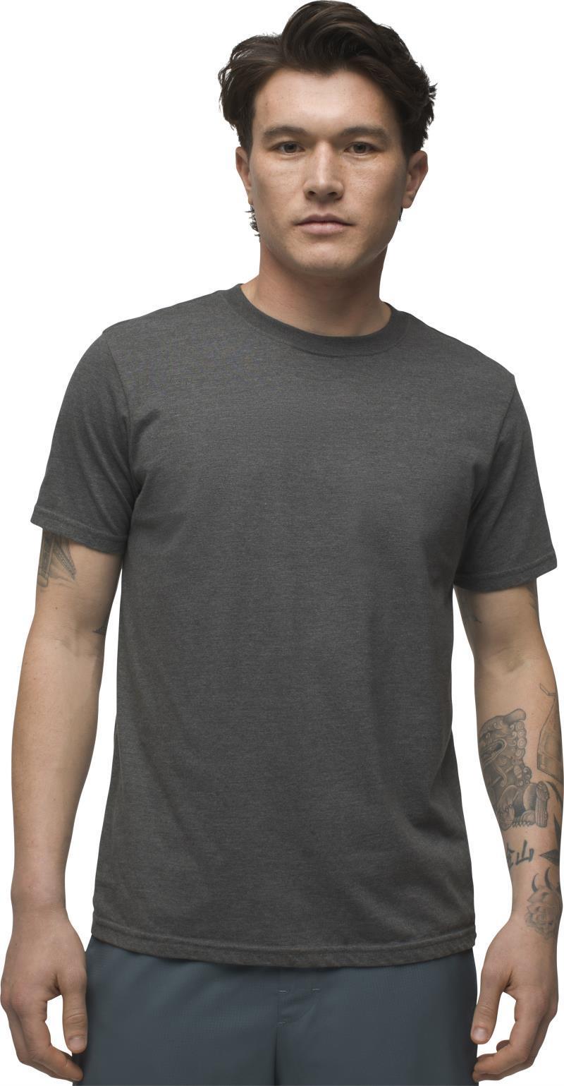 prAna Crew T-Shirt - Mens - Charcoal Heather 2