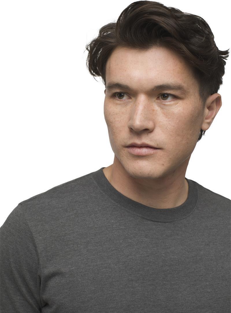 prAna Crew T-Shirt - Mens - Charcoal Heather 4