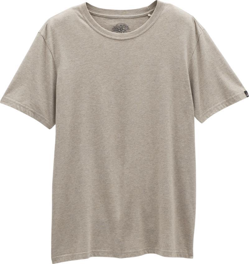 prAna Crew T-Shirt - Mens - Dark Khaki Heather 1