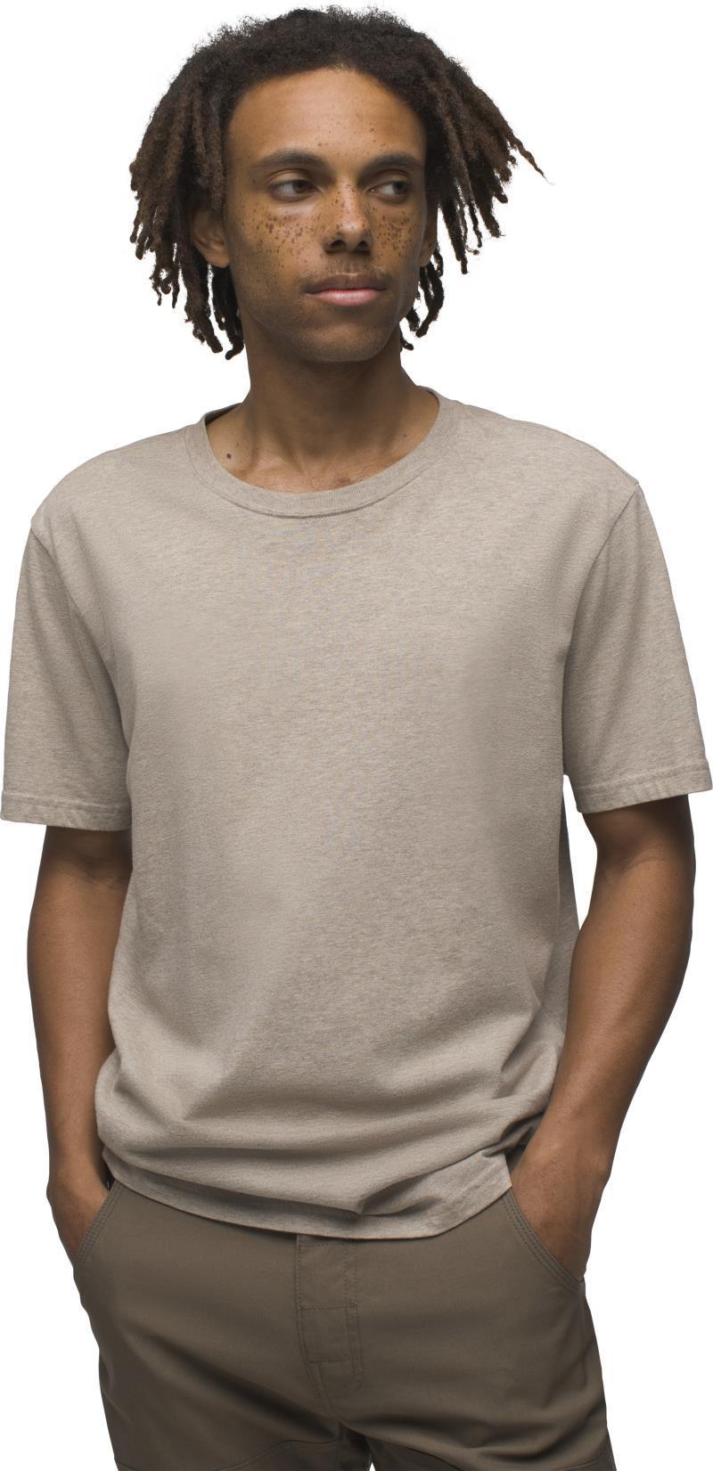 prAna Crew T-Shirt - Mens - Dark Khaki Heather 2