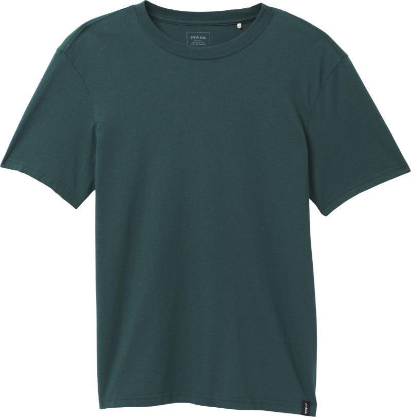 prAna Crew T-Shirt - Mens - Deep Pine Heather 1