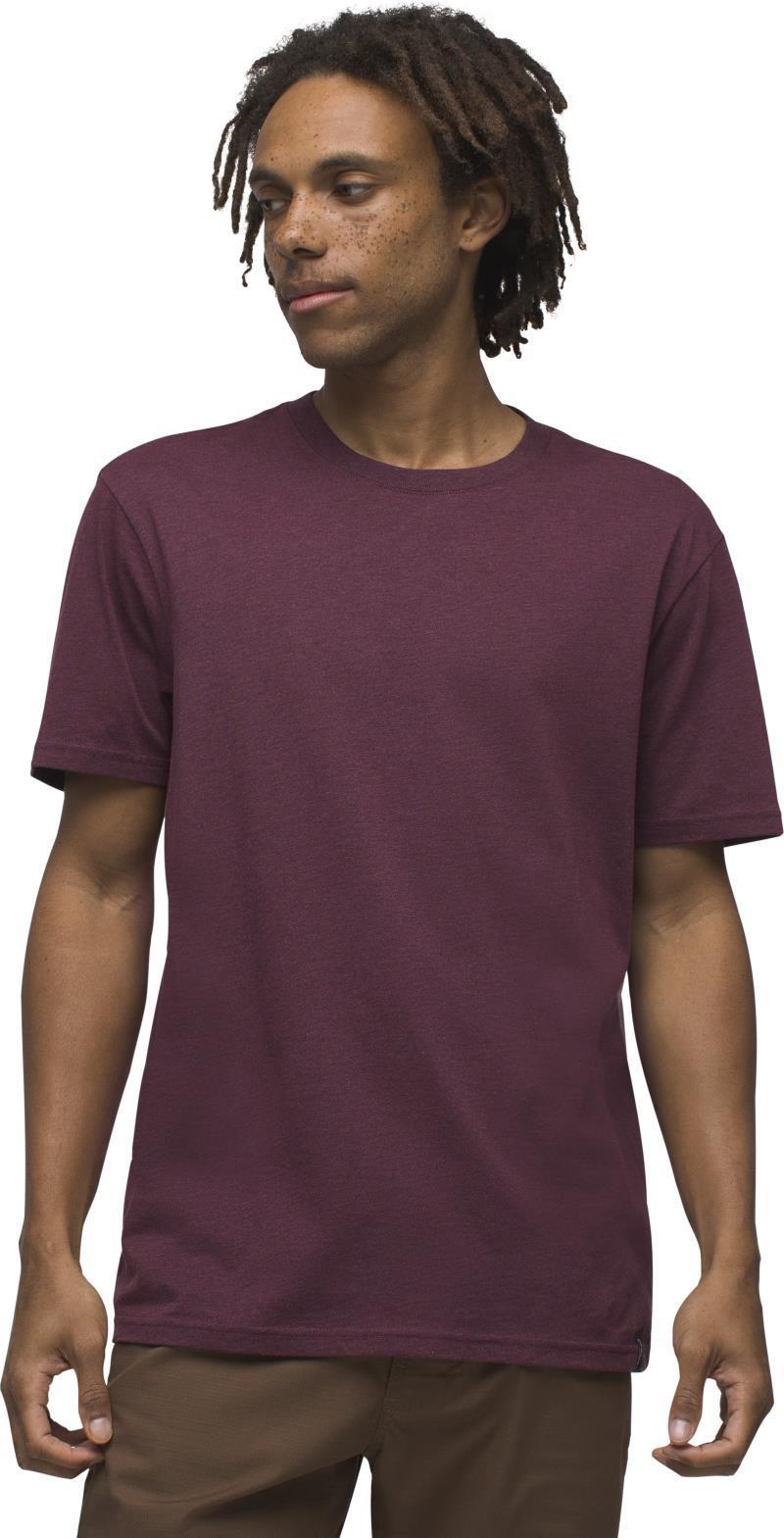 prAna Crew T-Shirt - Mens - Mulberry Heather 2
