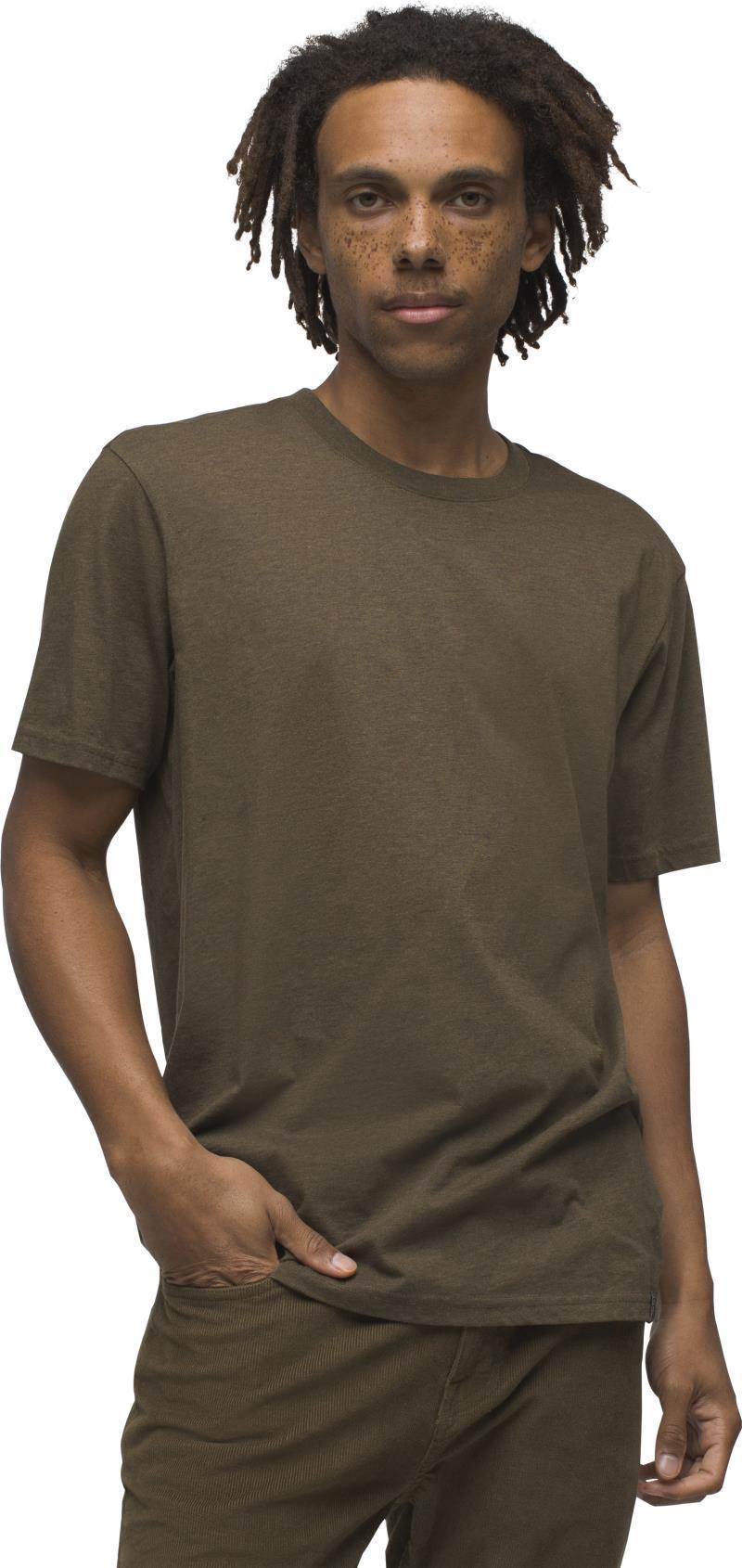 prAna Crew T-Shirt - Mens - Peat Heather 2