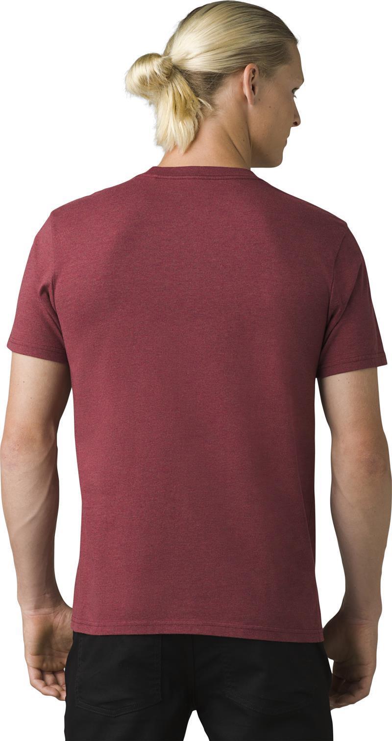 prAna Crew T-Shirt - Mens - Rhubarb Heather 3