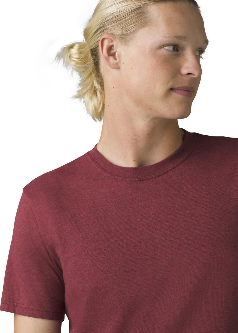 prAna Crew T-Shirt - Mens - Rhubarb Heather 5