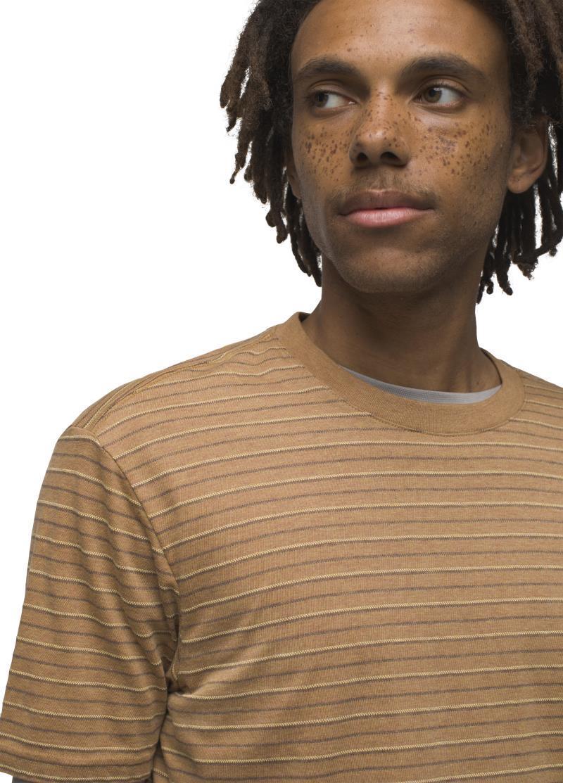 prAna Crew T-Shirt - Mens - Spiced Stripe 4